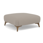 Chilton Footstool - Designer Stool Accent Fabric — Capri Ash, gallery image 1