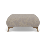 Chilton Footstool - Designer Stool Accent Fabric — Capri Ash, gallery image 2
