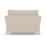 Chilton Loveseat - Cuddler Sofa Fabric — Chrome Feet / Barley Linen, gallery image 2