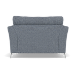 Chilton Loveseat - Cuddler Sofa Fabric — Chrome Feet / Barley Marine, gallery image 2