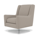 Chilton Swivel Armchair - Swivel Chair Accent Fabric — Capri Ash, gallery image 3
