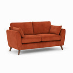 Zara 3 Seater Sofa - 3 Seater Sofa — Plush Marmalade / Light Feet, gallery image 1