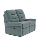 G Plan Holmes 2 Seater Recliner Sofa - 2 Seater Power Recliner Sofa Double Grade B - Power Recliner — B925 Waffle Marine, gallery image 1