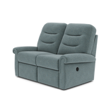 G Plan Holmes 2 Seater Recliner Sofa - 2 Seater Power Recliner Sofa (Left) Grade B - Left Hand Recliner — B925 Waffle Marine, gallery image 3