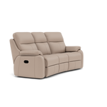 G Plan Kingsbury 3 Seater Curved Recliner Sofa - 3 Seater Manual Recliner Curved Sofa Double Grade L - Manual Recliner — L844 Cambridge Plaster, gallery image 1
