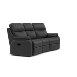 G Plan Kingsbury 3 Seater Curved Recliner Sofa - 3 Seater Manual Recliner Curved Sofa Double Grade L - Manual Recliner — L852 Cambridge Petrol Blue, gallery image 1