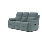 G Plan Kingsbury 3 Seater Recliner Sofa - 3 Seater Power Double Recliner Headrest + Lumbar with USB Grade B - Power with Power Headrest, Lumbar & USB — B925 Waffle Marine, gallery image 3