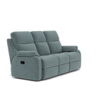 G Plan Kingsbury 3 Seater Recliner Sofa - 3 Seater Power Double Recliner Headrest + Lumbar with USB Grade B - Power with Power Headrest, Lumbar & USB — B925 Waffle Marine, gallery image 1