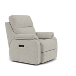 G Plan Kingsbury Recliner Armchair - Power Recliner Chair Headrest + Lumber with USB Grade B - Power with Power Headrest, Lumbar & USB — B102 Shore Oatmeal, gallery image 1