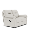 G Plan Seattle 2 Seater Recliner Sofa - 2 Seater Manual Double Recliner Grade L - Manual Recliner — L840 Cambridge Chalk, gallery image 1