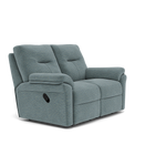 G Plan Seattle 2 Seater Recliner Sofa - 2 Seater Power Double Recliner with USB & Lumbar Grade B - Power Recliner with Lumbar Support & USB — B925 Waffle Marine, gallery image 1