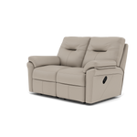 G Plan Seattle 2 Seater Recliner Sofa - 2 Seater Power Double Recliner with USB & Lumbar Grade H - Power Recliner with Lumbar Support & USB — H002 Oxford Putty, gallery image 3