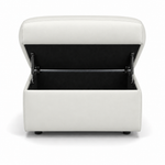 Nicoletti Vivaldi Storage Footstool - Ottoman Holder CB Torello — Torello PS Bianco 93, gallery image 1