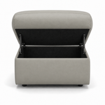 Nicoletti Vivaldi Storage Footstool - Ottoman Holder CB Torello — Torello PS Tortora 328, gallery image 1