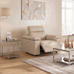 Nicoletti Rossini Recliner Armchair - Power Recliner Armchair CB - Power Recliner with USB — Torello PS Fango 352, gallery image 3