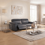 Nicoletti Rossini 3 Seater Recliner Sofa - 3 Seater Sofa Power Recliner CB - Power Recliner with USB — Torello PS Blu -S 81, gallery image 3