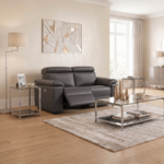 Nicoletti Rossini 2 Seater Recliner Sofa - 2 Seater Sofa Power Recliner CB - Power Recliner with USB — Torello PS Grigio Scuro 327, gallery image 3