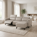 Nicoletti Verdi Chaise Sofa with Power Recliner & Lumbar Support - Chaise Sofa with Power Recl & Lumbar Support CB Torello - Power with Power Lumbar & USB — Torello PS Tortora 328, gallery image 1