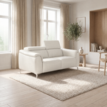 Nicoletti Verdi 2 Seater Sofa - 2 Seater Sofa CB Torello - Manual Headrests — Torello PS Bianco 93, gallery image 1
