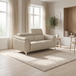Nicoletti Verdi 2 Seater Sofa - 2 Seater Sofa CB Torello - Manual Headrests — Torello PS Fango 352, gallery image 1
