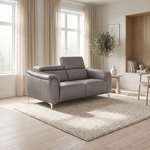 Nicoletti Verdi 2 Seater Sofa - 2 Seater Sofa CB Torello - Manual Headrests — Torello PS Chocol -S 91, gallery image 1