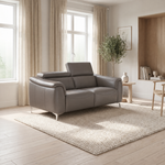 Nicoletti Verdi 2 Seater Sofa - 2 Seater Sofa CB Torello - Manual Headrests — Torello PS Grigio Scuro 327, gallery image 1