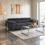 Nicoletti Puccini 3 Seater Sofa - 3 Seater Sofa NA — Coupe' FR 610 Anthracite, gallery image 3