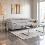 Nicoletti Puccini 3 Seater Sofa - 3 Seater Sofa NA — Coupe' FR 607 Grigio, gallery image 3