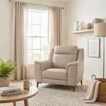 Nicoletti Carmen Armchair - Armchair CB — Feet: Graubraun / Torello PS Fango 352, gallery image 3