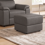 Nicoletti Rossini Storage Footstool - Ottoman Holder CB — Torello PS Grigio Scuro 327, gallery image 4