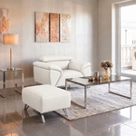 Nicoletti Puccini Footstool - Rectangular Stool CK — Botero Bianco 2153, gallery image 2