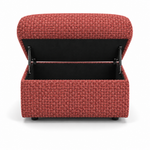Nicoletti Vivaldi Storage Footstool - Ottoman Holder NA/NE — Gaston 713 Amaranto, gallery image 2