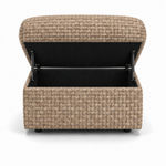 Nicoletti Vivaldi Storage Footstool - Ottoman Holder NA/NE — Gaston 734 Sabbia, gallery image 2
