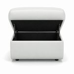 Nicoletti Vivaldi Storage Footstool - Ottoman Holder CK Botero — Botero 2153 Bianco, gallery image 2