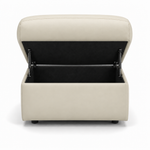 Nicoletti Vivaldi Storage Footstool - Ottoman Holder CK Botero — Botero 2156 Crema, gallery image 2