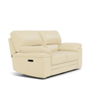 Gino 2 Seater Recliner Sofa - 2 Seater Manual Recliner Sofa Cat 60 - Manual Recliner — Cat-60/02 Montana Cool Cream, gallery image 1
