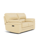 Gino 2 Seater Recliner Sofa - 2 Seater Manual Recliner Sofa Cat 60 - Manual Recliner — Cat-60/04 Montana Vanilla Cream, gallery image 1