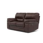 Gino 2 Seater Recliner Sofa - 2 Seater Power Recliner Sofa with USB Cat 60 - Power Recliner with USB — Cat-60/08 Montana Chocolate, gallery image 3