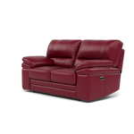 Gino 2 Seater Recliner Sofa - 2 Seater Power Recliner Sofa with USB Cat 60 - Power Recliner with USB — Cat-60/13 Montana Cranberry, gallery image 3