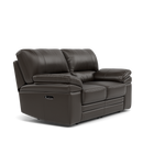 Gino 2 Seater Recliner Sofa - 2 Seater Power Recliner Sofa with USB Cat 60 - Power Recliner with USB — Cat-60/21 Montana Storm, gallery image 1