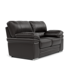 Gino 2 Seater Sofa - 2 Seater Sofa Cat 60 — Cat-60/09 Montana Black Coffee / Metal Feet, gallery image 1