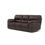 Gino 3 Seater Recliner Sofa - 3 Seater Power Recliner Sofa with USB Cat 60 - Power Recliner with USB — Cat-60/08 Montana Chocolate, gallery image 3