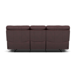 Gino 3 Seater Recliner Sofa - 3 Seater Power Recliner Sofa with USB Cat 60 - Power Recliner with USB — Cat-60/15 Montana Ruby, gallery image 2