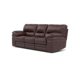 Gino 3 Seater Recliner Sofa - 3 Seater Power Recliner Sofa with USB Cat 60 - Power Recliner with USB — Cat-60/15 Montana Ruby, gallery image 3