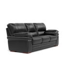 Gino 3 Seater Sofa - 3 Seater Sofa Cat 55 — Cat-55/72 New Club Dark Grey / Wooden Feet, gallery image 1