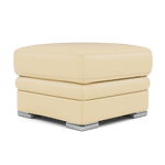 Gino Footstool - Footstool Cat 60 — Cat-60/04 Montana Vanilla Cream / Metal Feet, gallery image 3