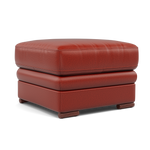 Gino Footstool - Footstool Cat 60 — Cat-60/11 Montana Flame / Wooden Feet, gallery image 1
