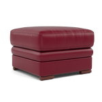 Gino Footstool - Footstool Cat 60 — Cat-60/13 Montana Cranberry / Wooden Feet, gallery image 1