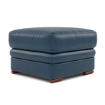 Gino Footstool - Footstool Cat 60 — Cat-60/17 Montana Ocean / Wooden Feet, gallery image 3
