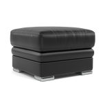 Gino Footstool - Footstool Cat 60 — Cat-60/22 Montana Jet Black / Metal Feet, gallery image 1